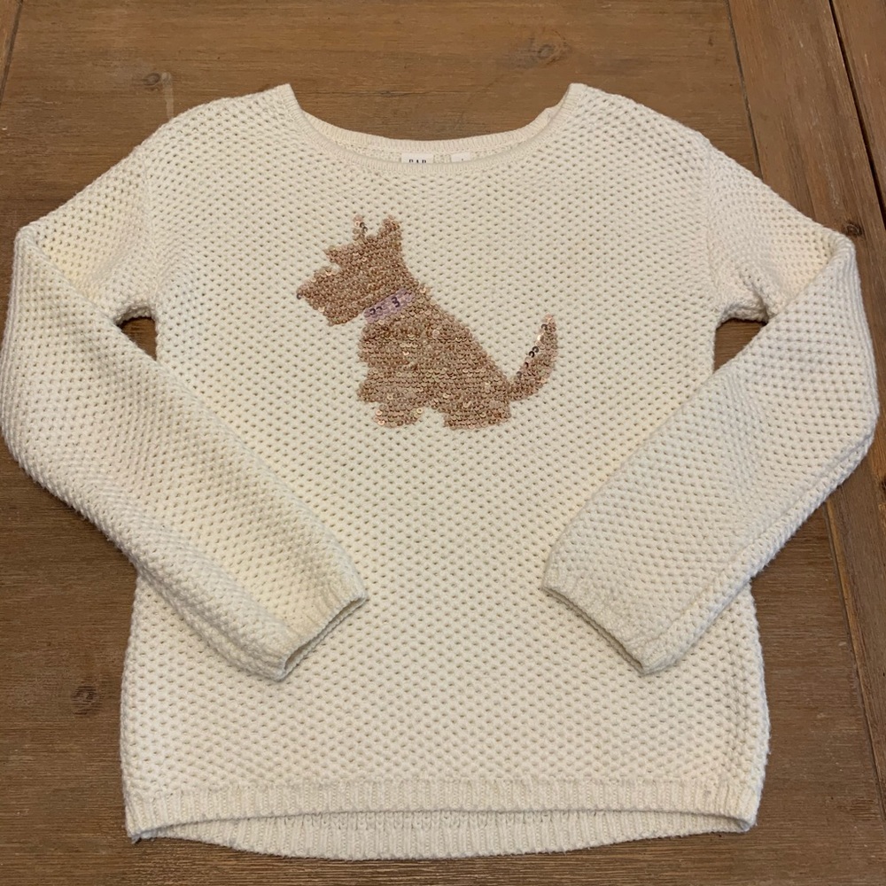GAP Kids | Sequin Scottie Dog Sweater